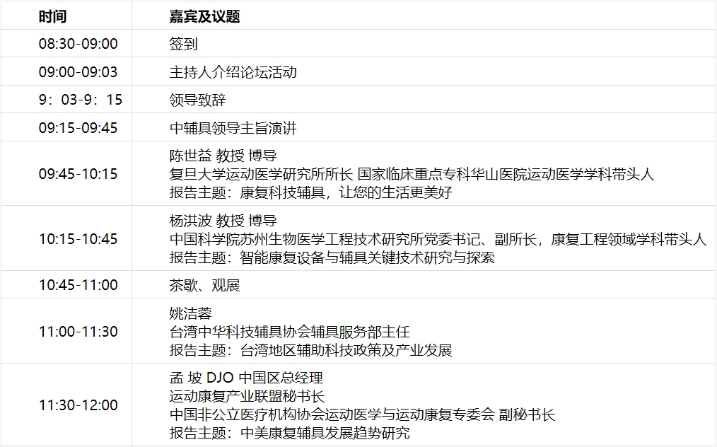 2023厦台康复科技辅具产业创新发展论坛