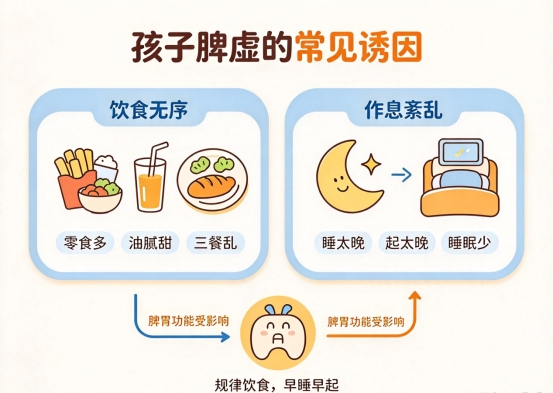 假期孩子“玩嗨了、吃撑了、睡晚了”？节后调理脾胃全攻略，家长请收好