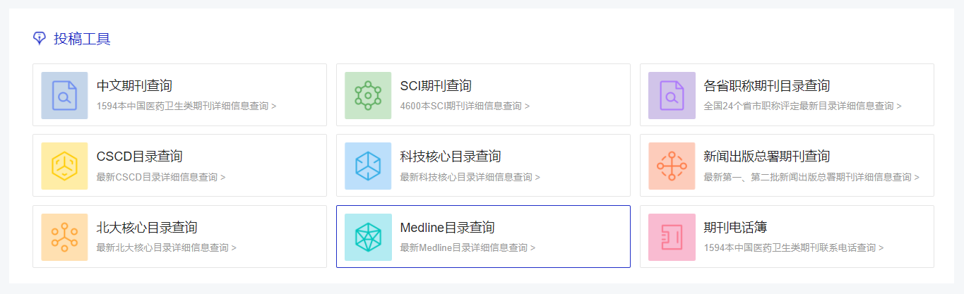 常笑医学网期刊查询工具精准查询影响因子 提高医药期刊投稿命中率