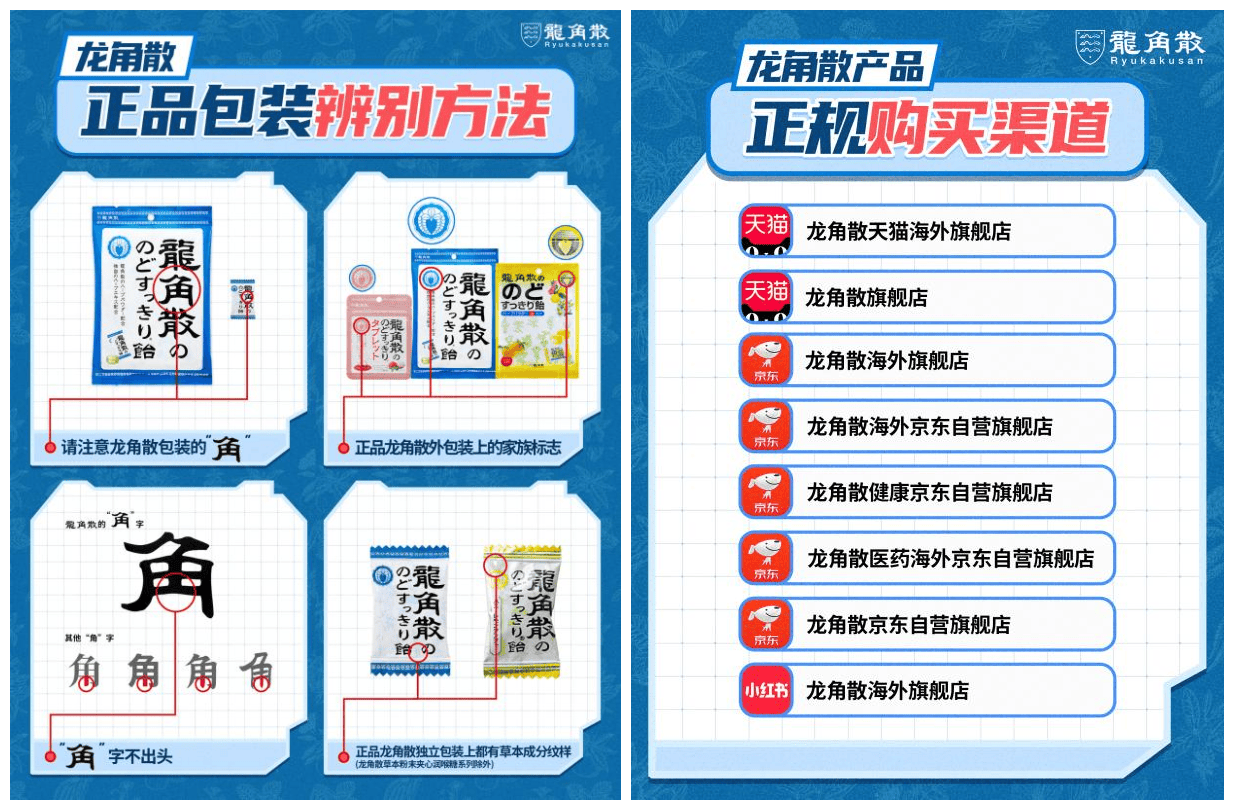 山寨“龙角散”商标再败诉,龙角散在华成功维护品牌与消费者权益