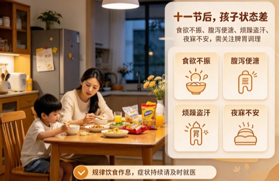 假期孩子“玩嗨了、吃撑了、睡晚了”？节后调理脾胃全攻略，家长请收好
